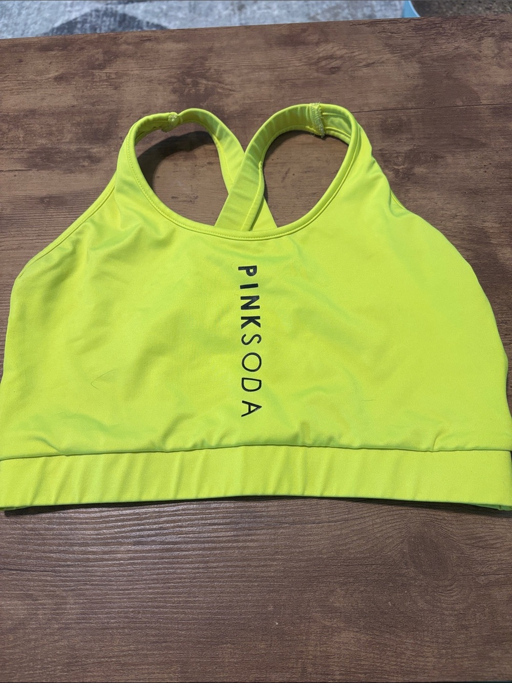 Neon Lime Sports Bra